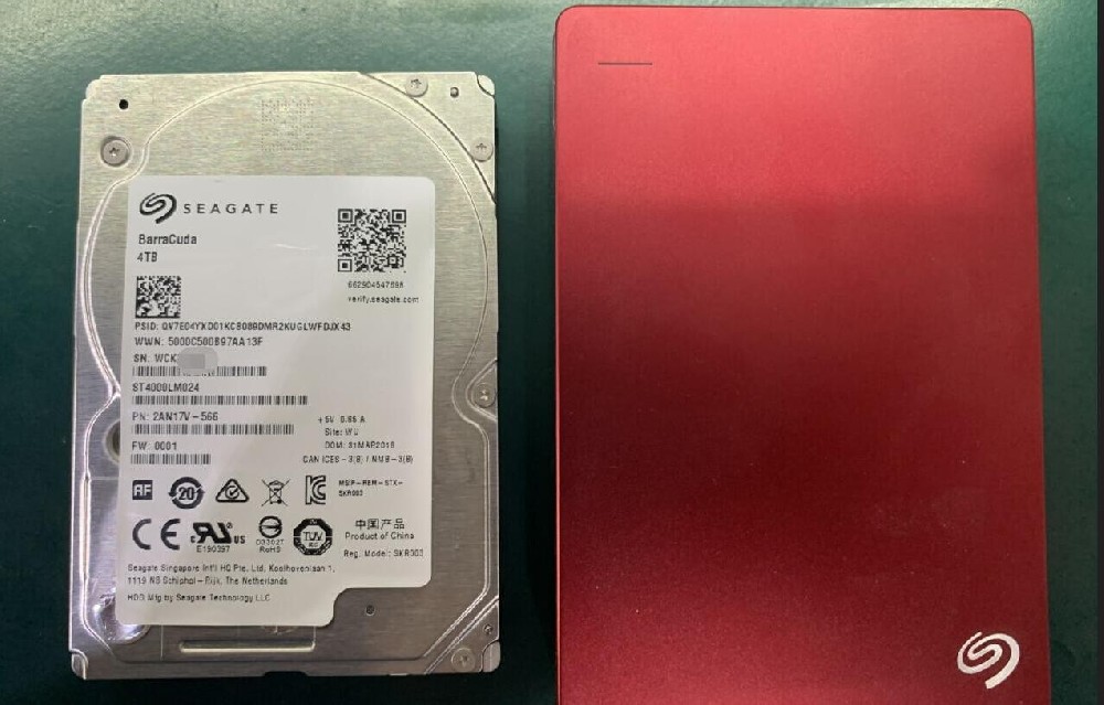 ST4000LM024 希捷4T移动硬盘（二次开盘）恢复成功